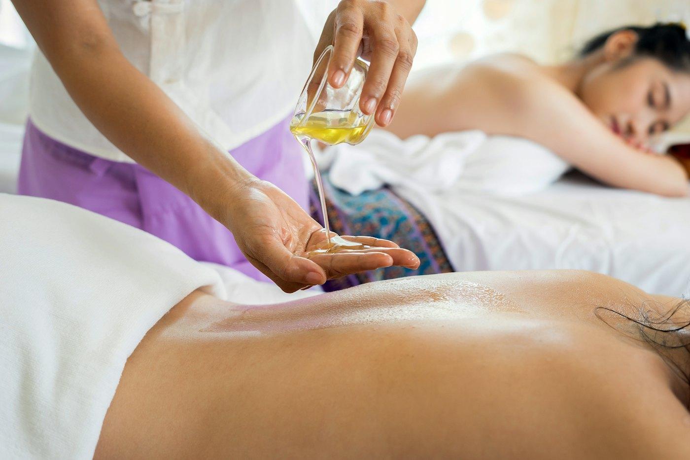 Masaje en un spa